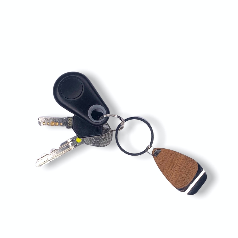 Dřevěná klíčenka Triangle Wood s otvírákem na pivo 