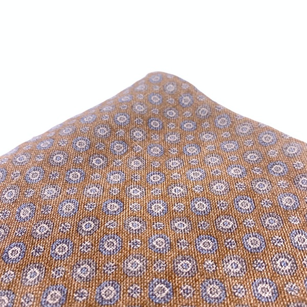 Hnědý kapesník do saka Blažek Circle 