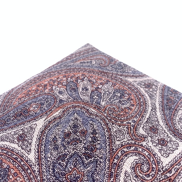 Bílý kapesník do saka Blažek Paisley 