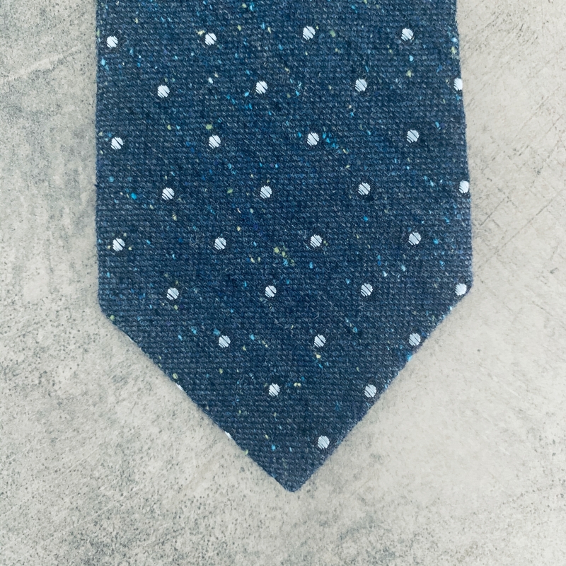 Modrá kravata Blažek Dots