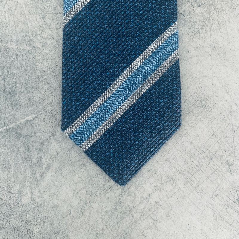 Modrá kravata Blažek Stripe