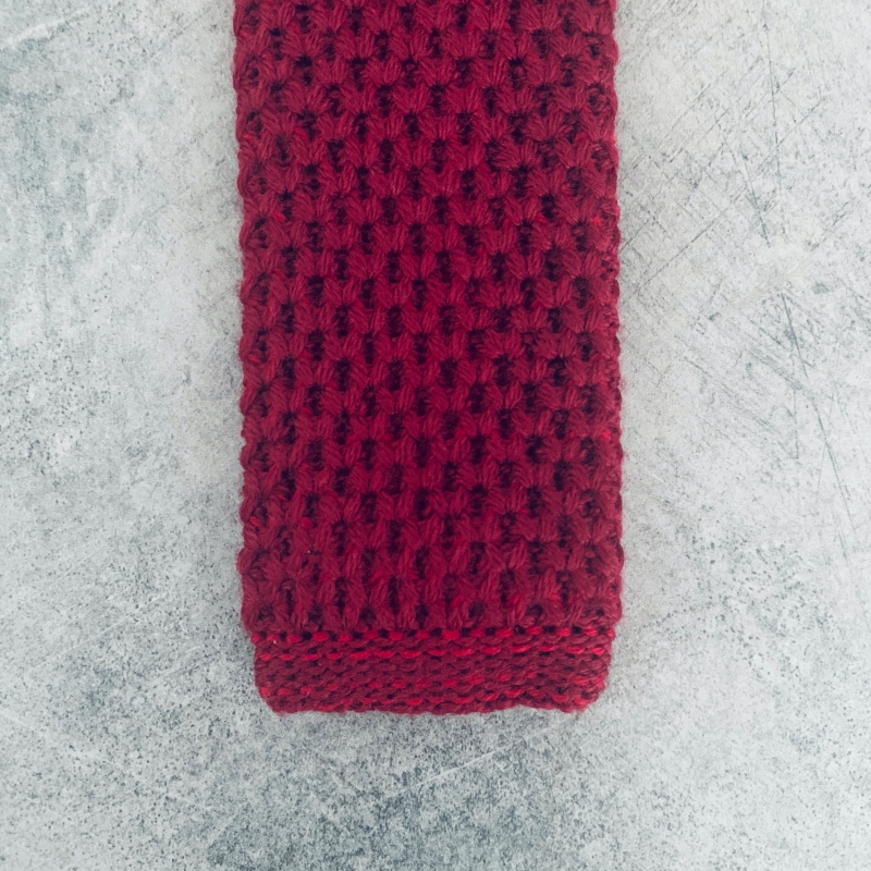 Rudá kravata Blažek Knit 