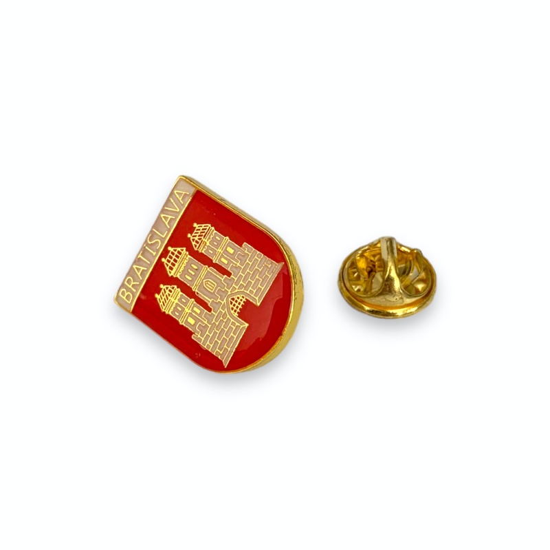 Zlatá brož Znak města Bratislava 