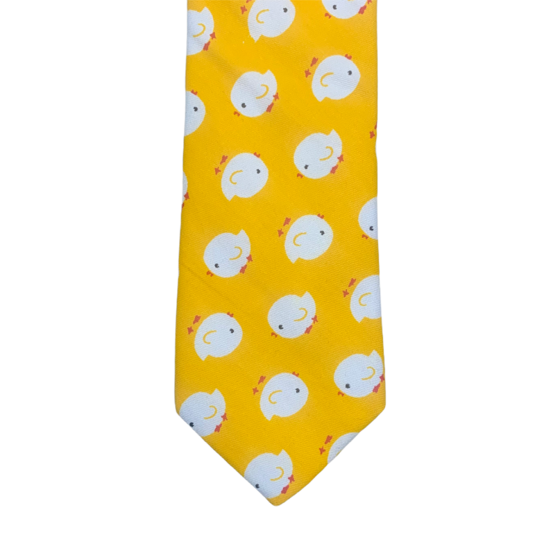 Žlutá kravata Kuřátka 