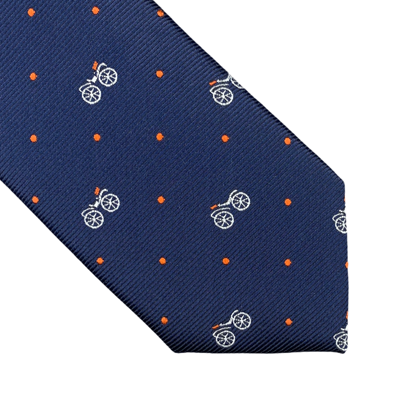 Modrá kravata Kočár 
