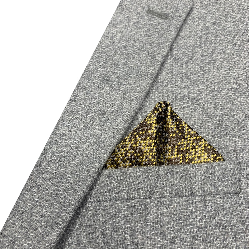 Zlatý set - vázací motýlek + kapesník Digital 