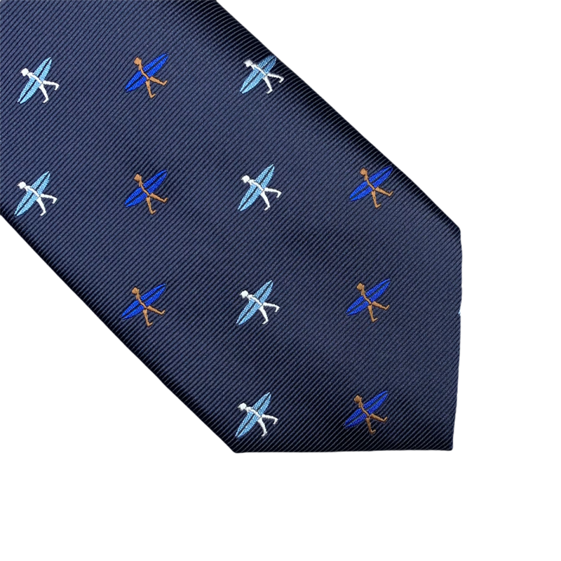 Modrá kravata Surfař 