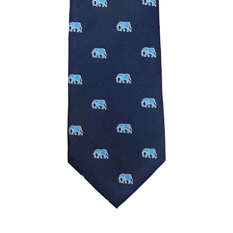 Modrá kravata Slon 