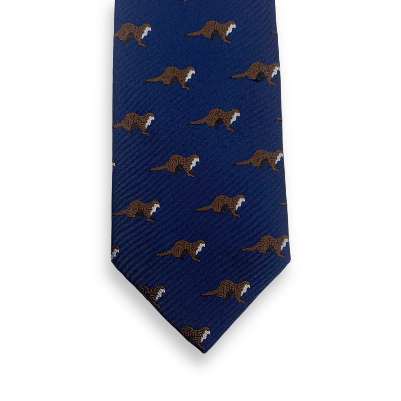 Modrá kravata Vydra 