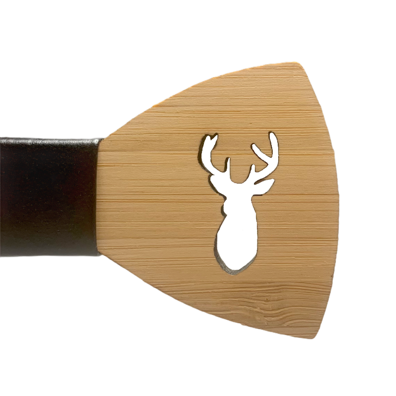 Dřevěný pánský motýlek Jelen paroží