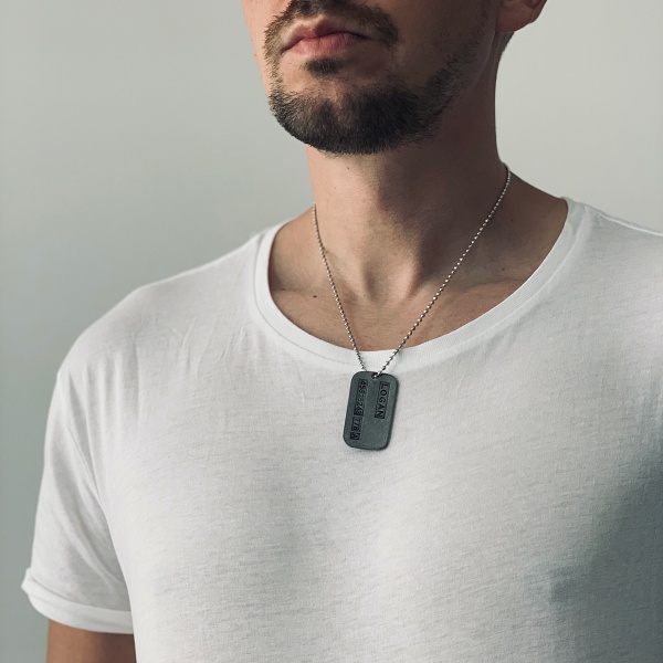 Stříbrný pánský náhrdelník Wolverine vintage