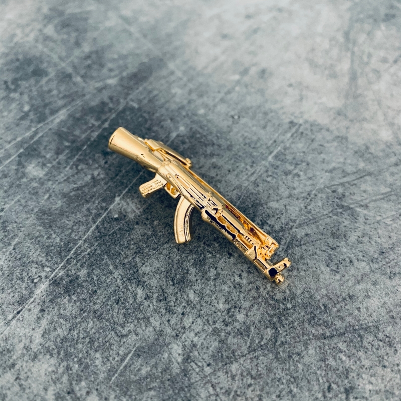Spona na kravatu Samopal AK-47