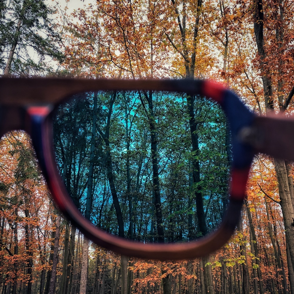 Dřevěné zrcadlové sluneční brýle Wood 