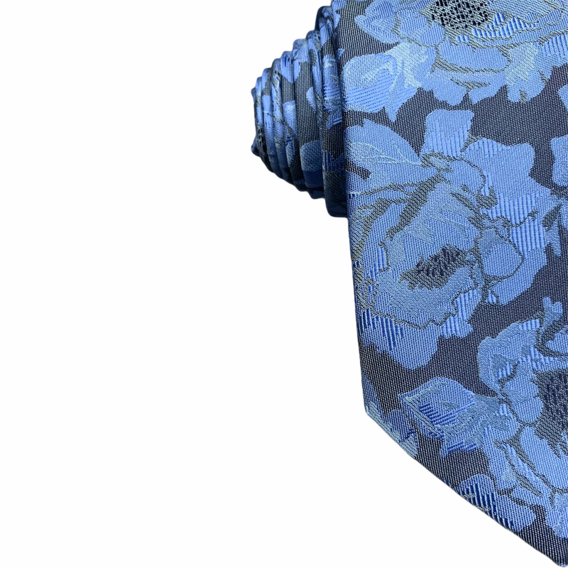 Modrá kravata Marks Spencer Flower