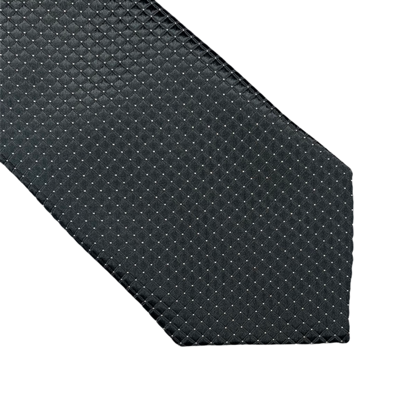 Černá kravata Dots