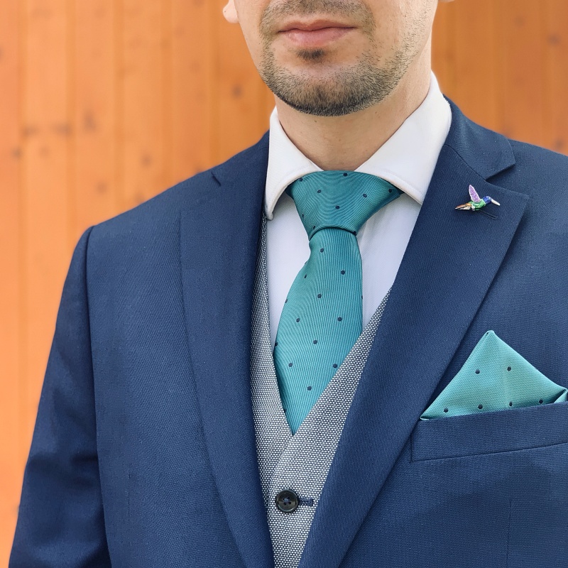 Brož Kolibřík barevný 