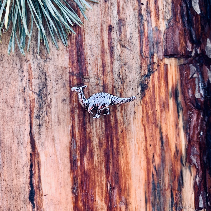 Brož Dinosaurus Parasaurolophus