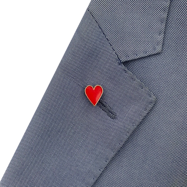 Brož - ozdoba klopy saka Karetní symboly set 