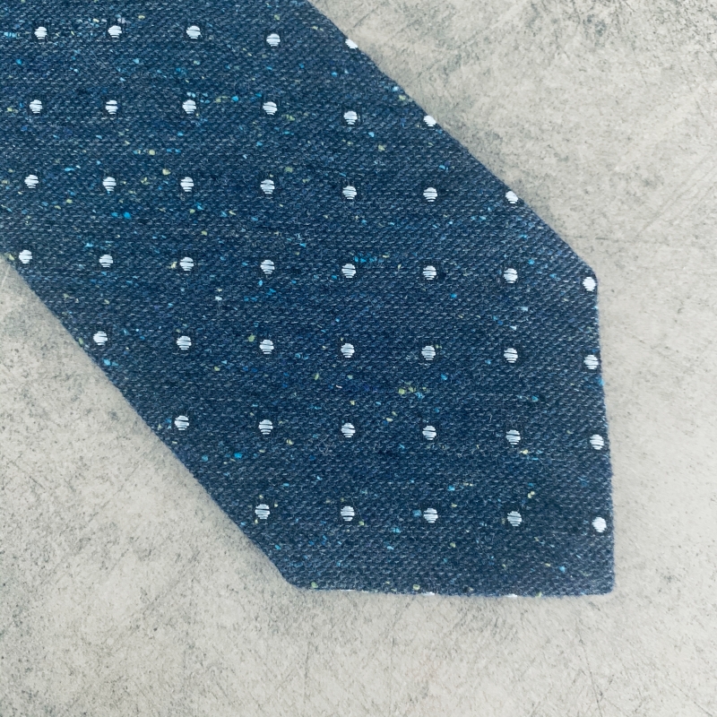 Modrá kravata Blažek Dots