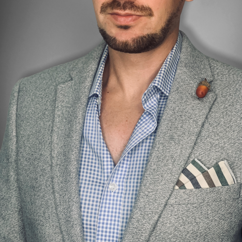 Brož do saka Žalud 