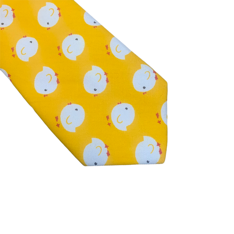 Žlutá kravata Kuřátka 