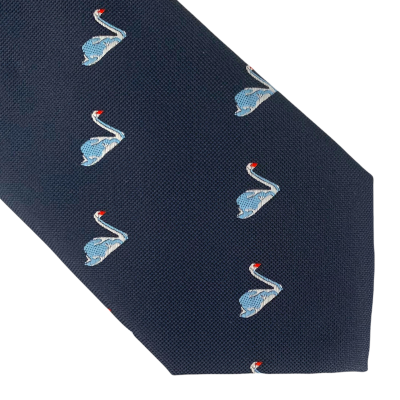 Modrá kravata Labuť 