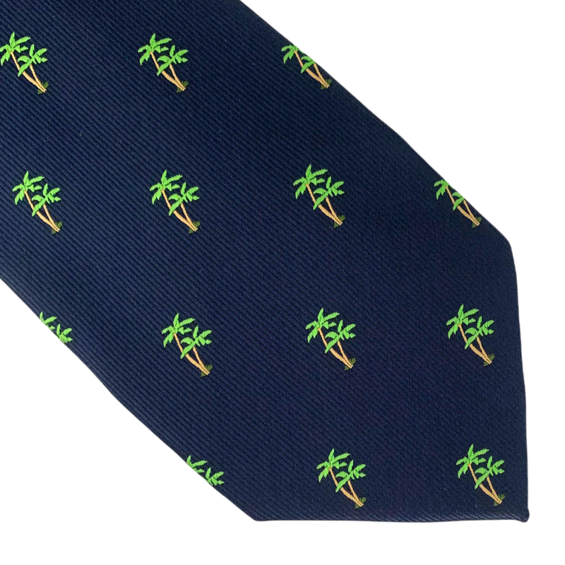 Modrá kravata Palma 