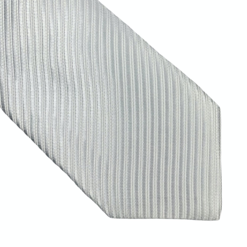 Stříbrná kravata Stripes 