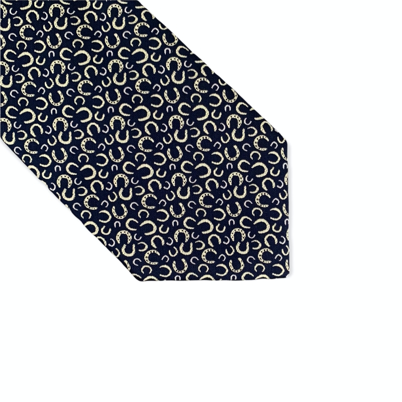 Modro - žlutá kravata Podkova 