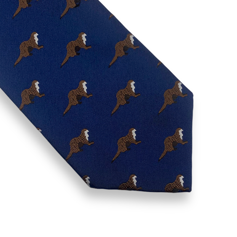 Modrá kravata Vydra 