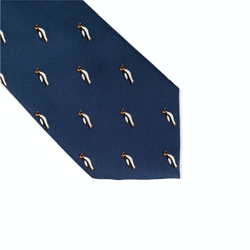 Modrá kravata Tučňák 