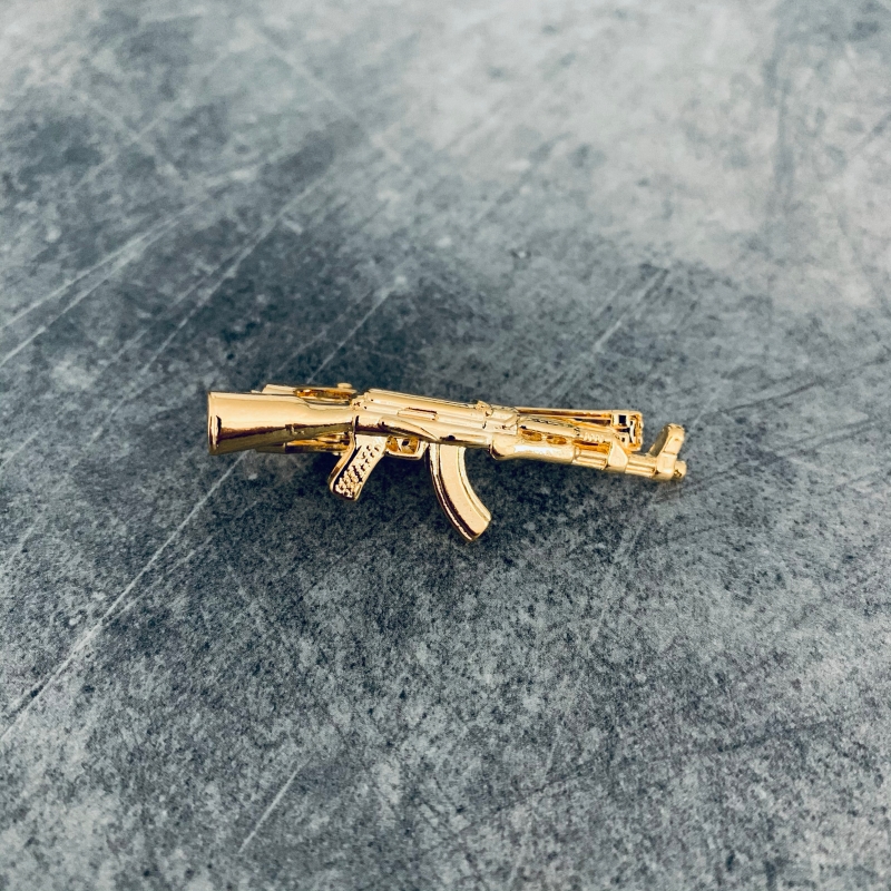 Spona na kravatu Samopal AK-47