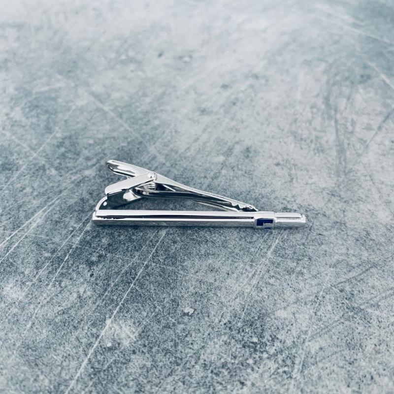 Spona na kravatu L modré 