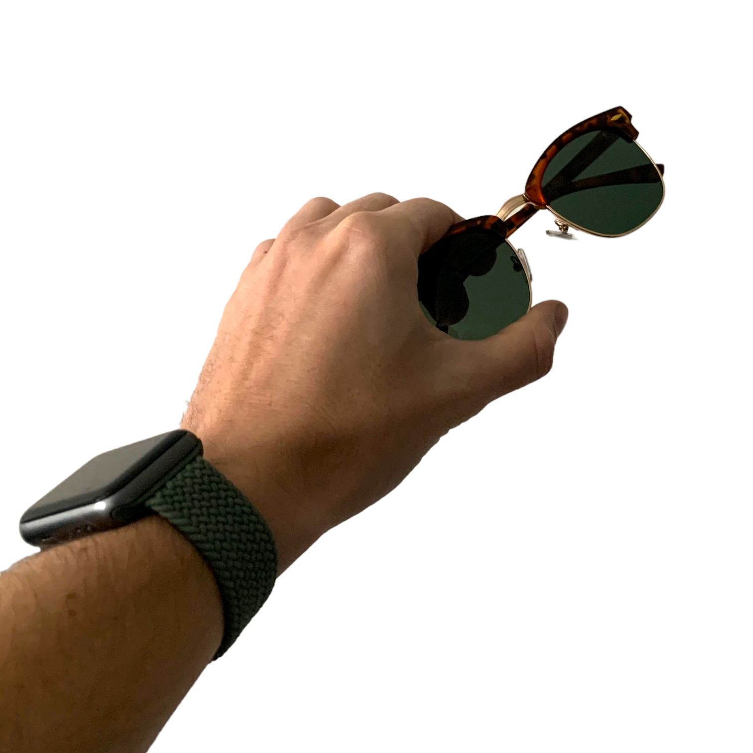 Hnědé sluneční brýle Half Way