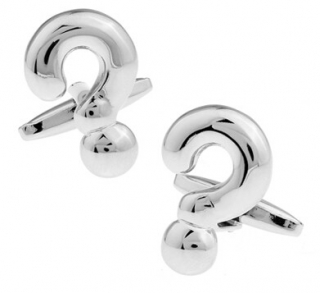 Manžetové knoflíčky Otazník