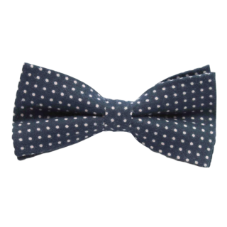 Modro - růžový motýlek Cotton Dot