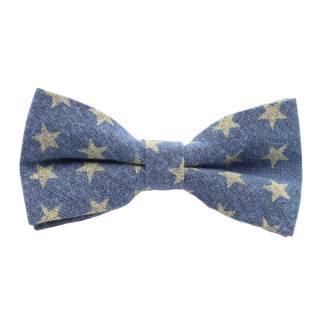Modrý motýlek Cotton Stars 