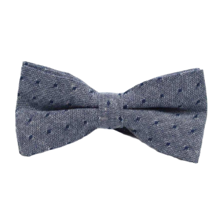 Modrý motýlek Cotton Diamond