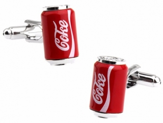 Manžetové knoflíčky Plechovka Coke