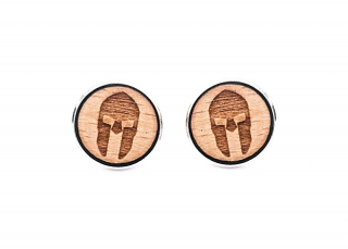 Dřevěné manžetové knoflíčky Spartan 