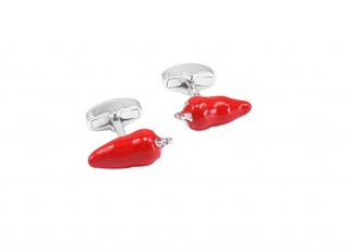 Manžetové knoflíčky Chilli paprička 