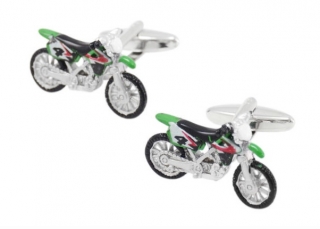 Manžetové knoflíčky Závodní terénní motorka 4