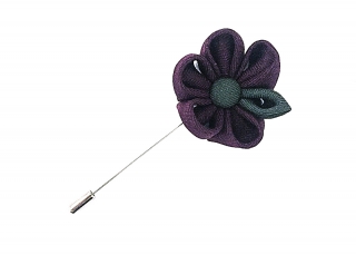 Vínovo - zelená brož Flower Arrow
