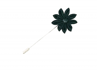 Černá brož Flower Black