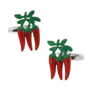 Manžetové knoflíčky 3 Chilli papričky