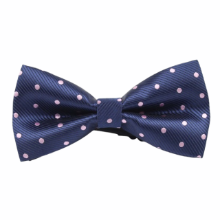 Modrý motýlek Pink dot 