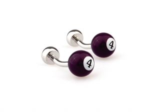 Manžetové knoflíčky Kulečníková koule 4