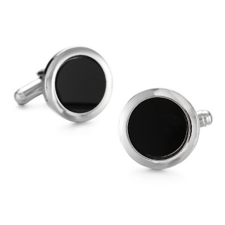 Manžetové knoflíčky Fashion Black dot 