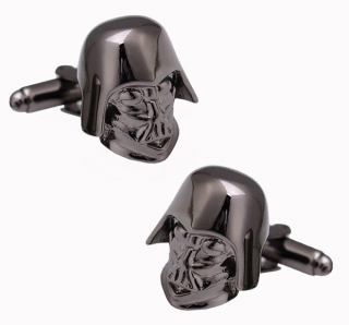 Manžetové knoflíčky Darth Vader šedá maska