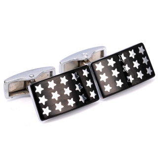 Manžetové knoflíčky Silver stars 